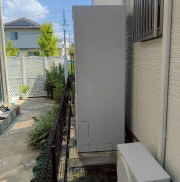 神戸市西区Hエコキュートの施工事例工事後写真