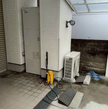 兵庫県明石市Kエコキュートの施工事例工事後写真