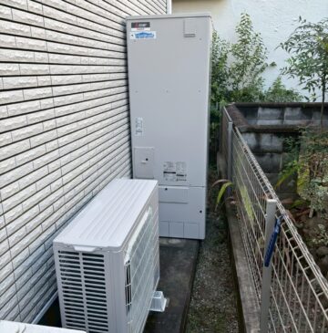 兵庫県明石市Nエコキュートの施工事例工事後写真