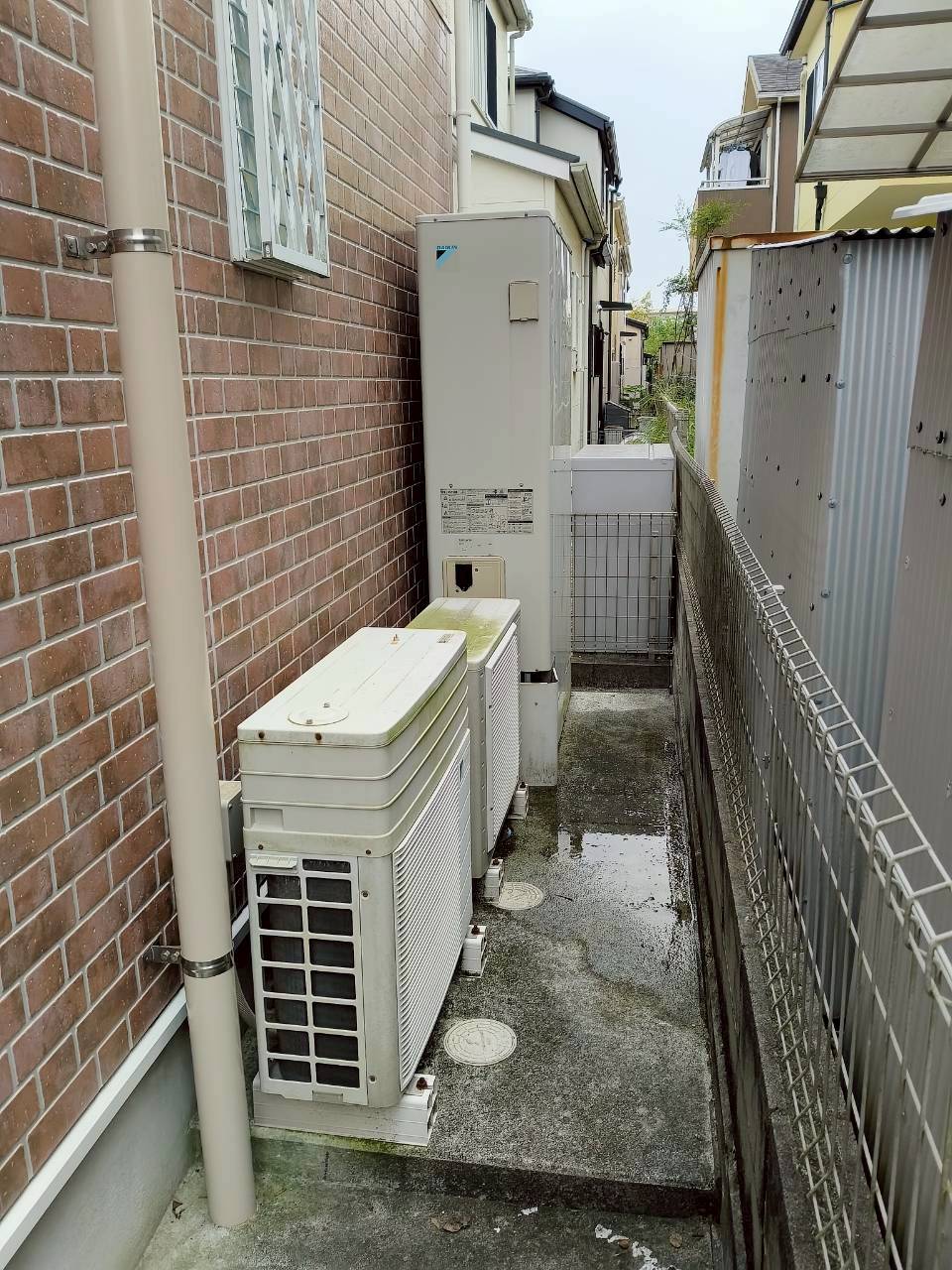 神戸市西区Kエコキュートの施工事例工事前写真