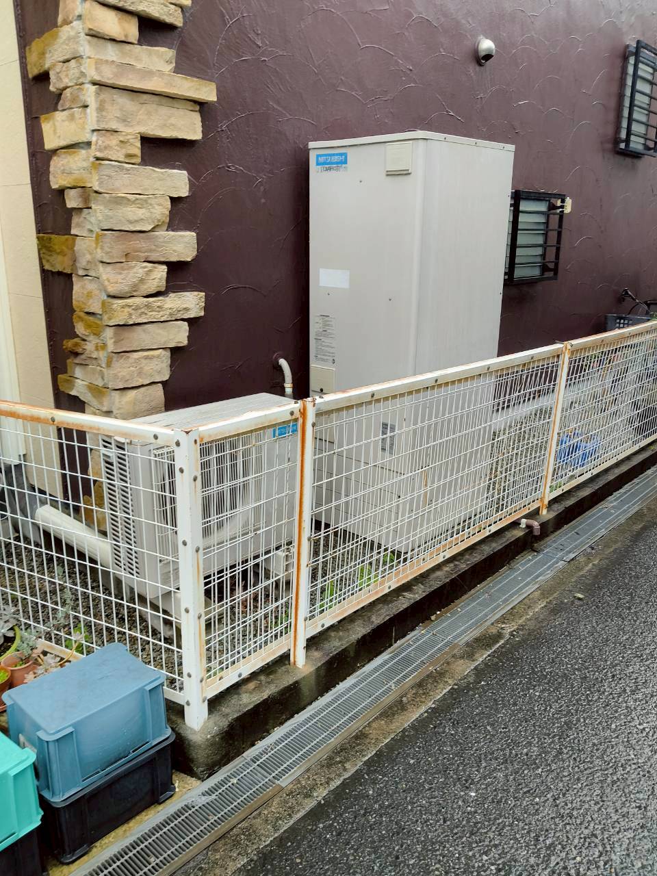 神戸市灘区Iエコキュートの施工事例工事前写真