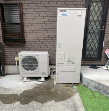 神戸市西区Tエコキュートの施工事例工事後写真
