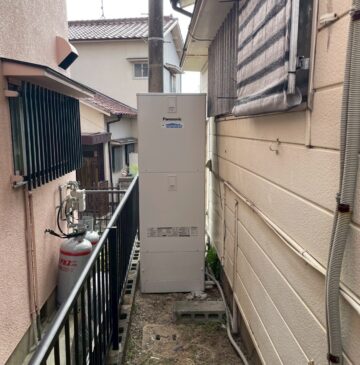 兵庫県明石市Hエコキュートの施工事例工事後写真