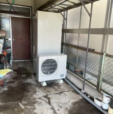 兵庫県明石市Sエコキュートの施工事例工事後写真