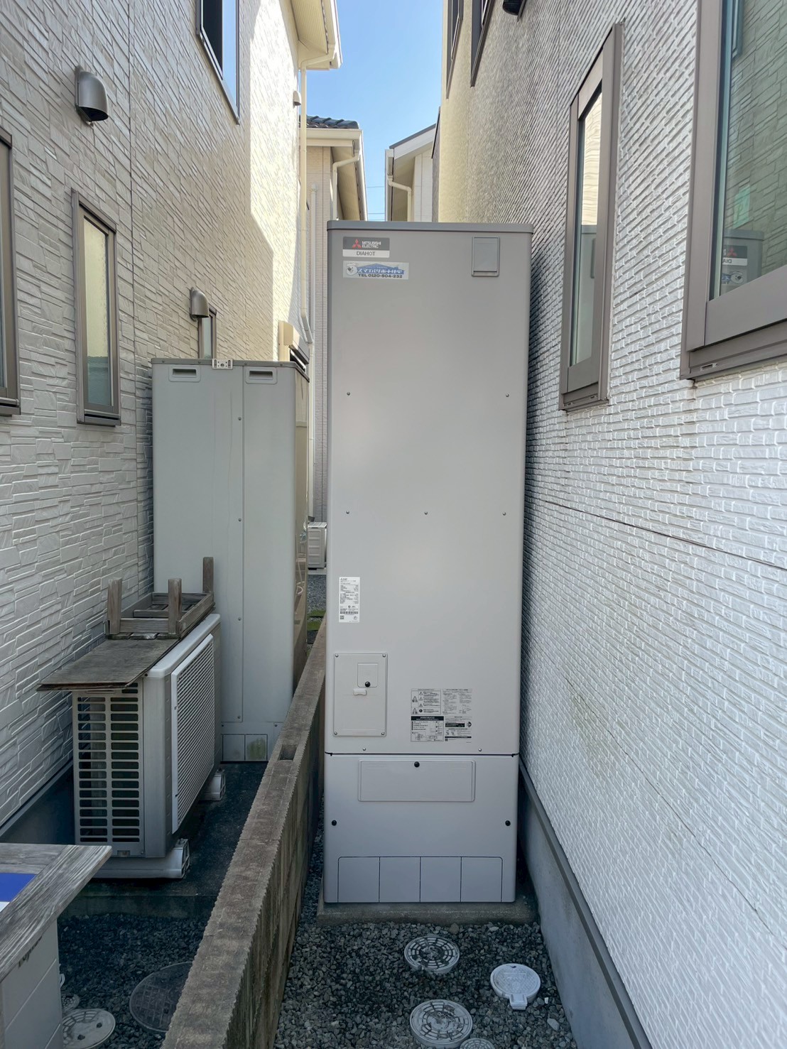 兵庫県明石市Tエコキュートの施工事例工事後写真