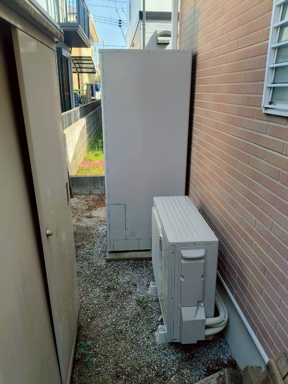 兵庫県加古川市Oエコキュートの施工事例工事後写真