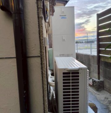 兵庫県明石市Mエコキュートの施工事例工事後写真