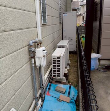 兵庫県明石市Sエコキュートの施工事例工事後写真