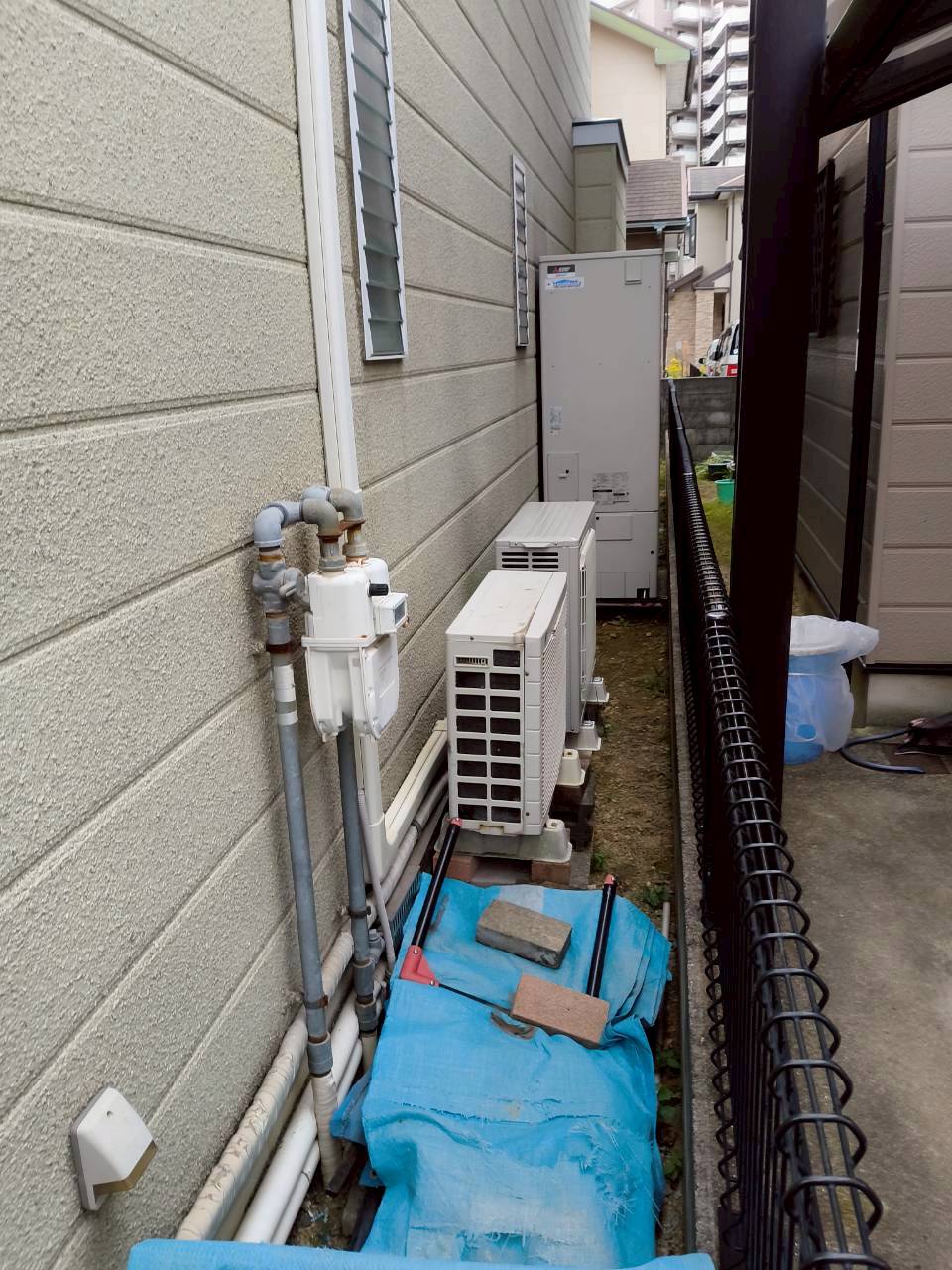 兵庫県明石市Sエコキュートの施工事例工事後写真