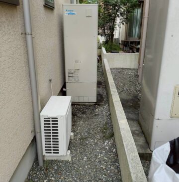 兵庫県明石市Tエコキュートの施工事例工事後写真