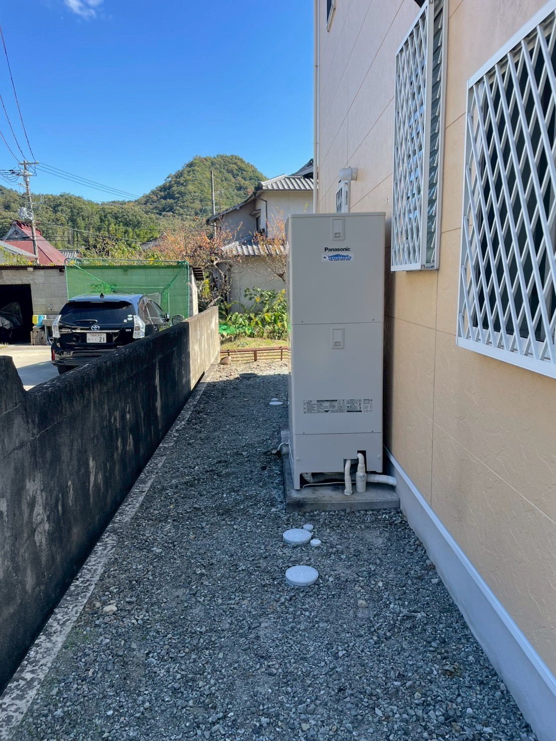 兵庫県姫路市Kエコキュートの施工事例工事後写真