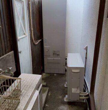 兵庫県加古川市Oエコキュートの施工事例工事後写真