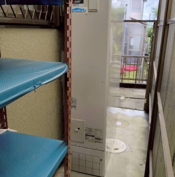 神戸市北区Iエコキュートの施工事例工事後写真