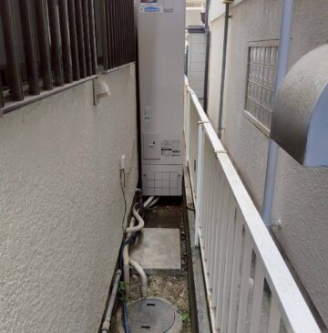 兵庫県西宮市Nエコキュートの施工事例工事後写真