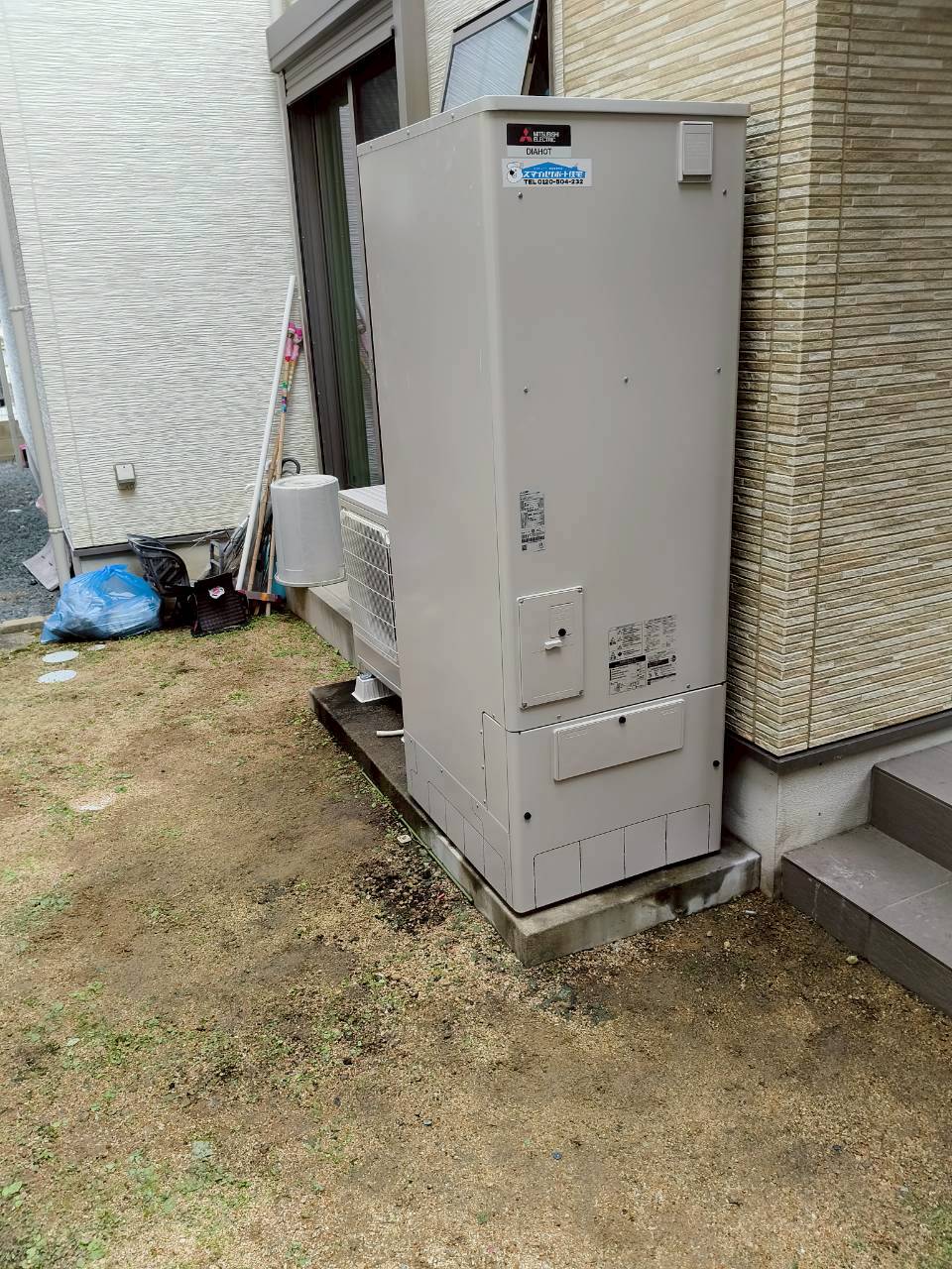 兵庫県明石市Nエコキュートの施工事例工事後写真