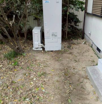兵庫県姫路市Uエコキュートの施工事例工事後写真