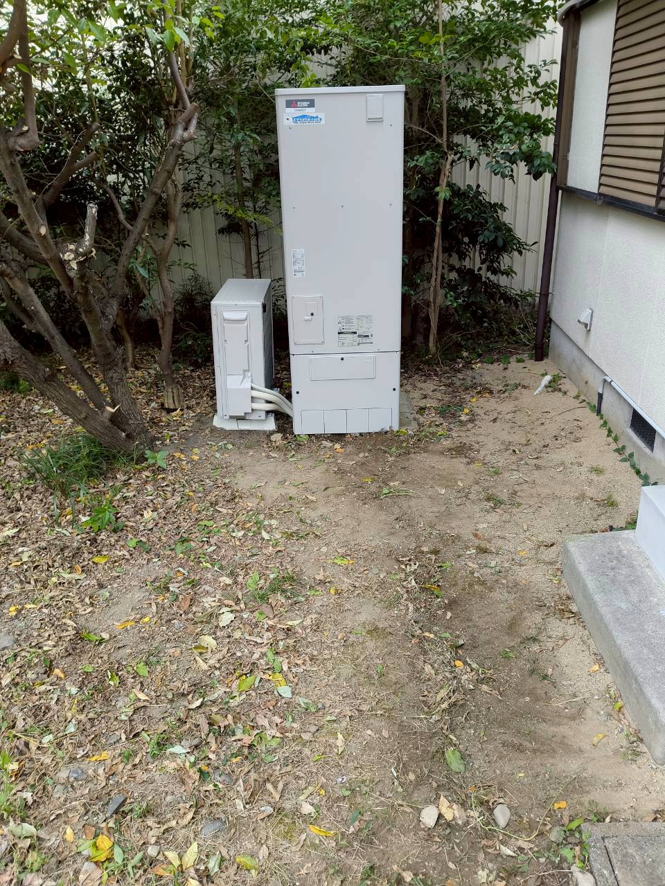 兵庫県姫路市Uエコキュートの施工事例工事後写真