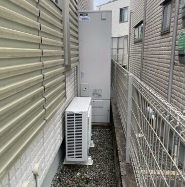 神戸市西区Oエコキュートの施工事例工事後写真