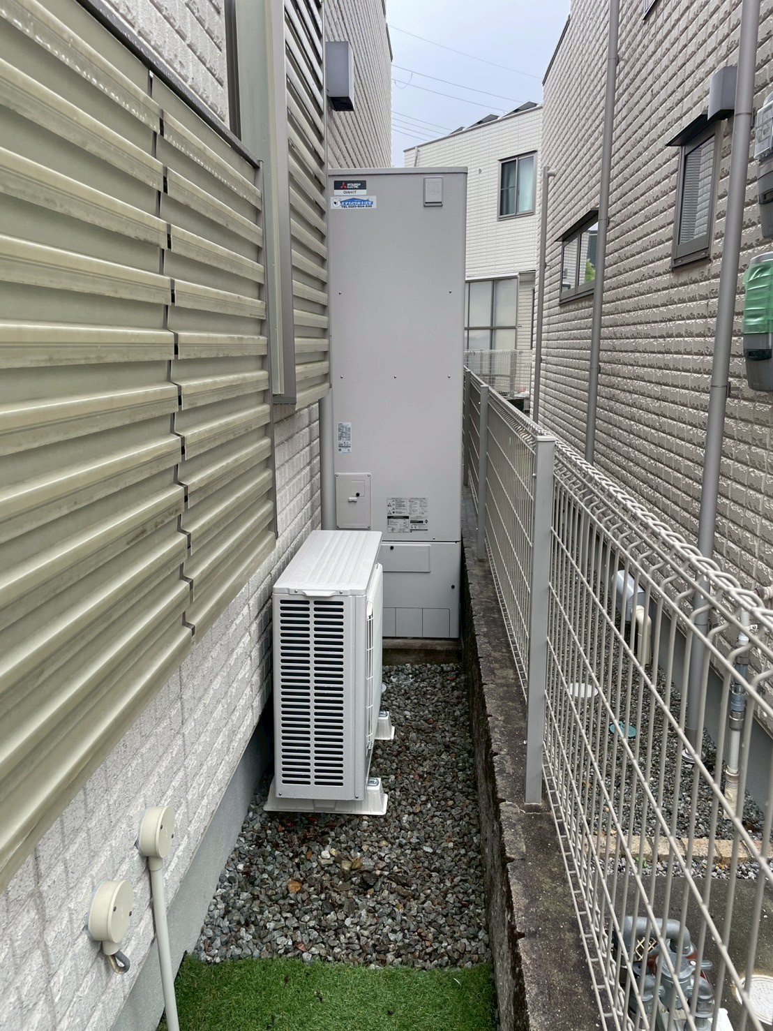 神戸市西区Oエコキュートの施工事例工事後写真