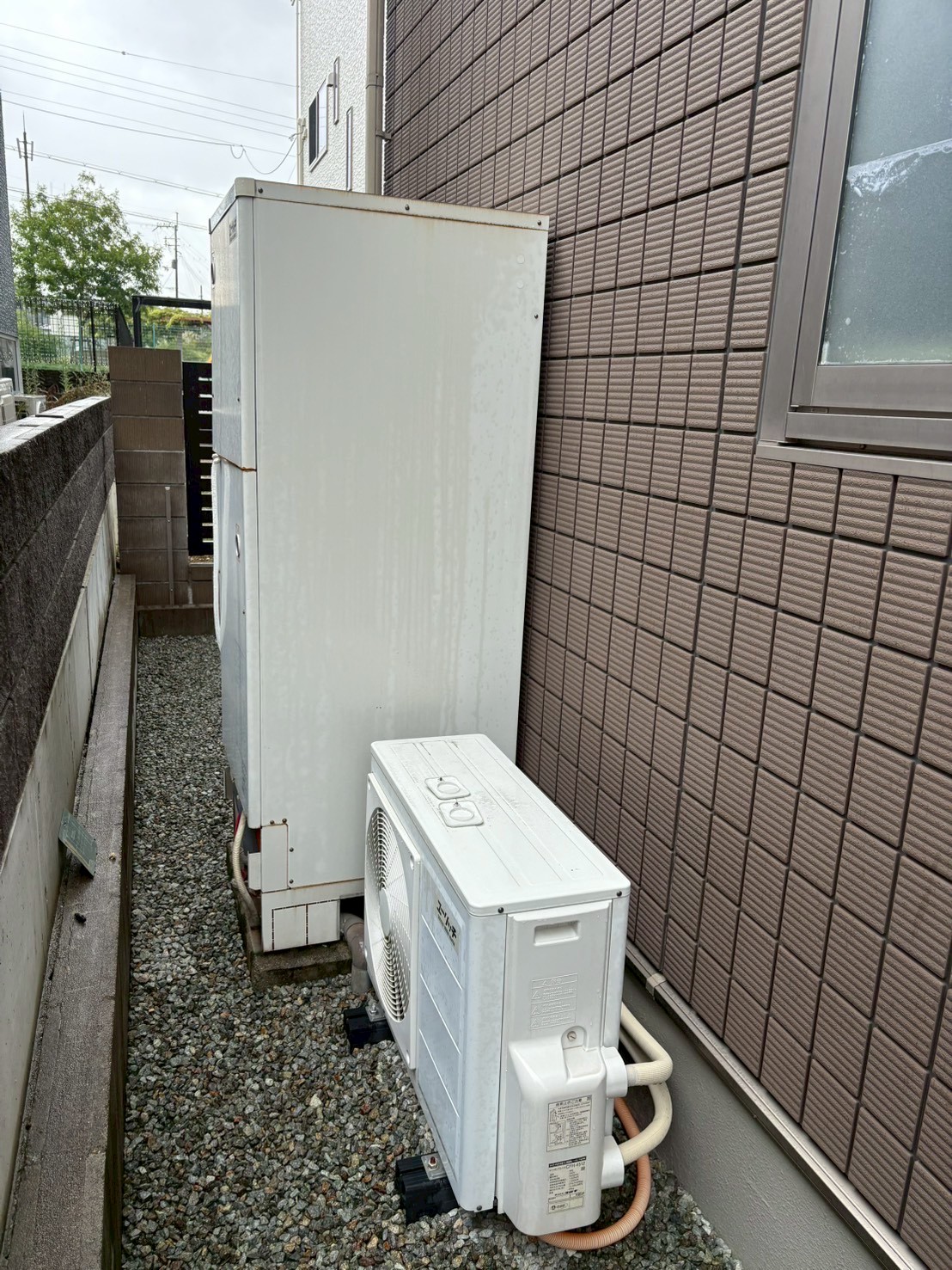 兵庫県明石市Tエコキュートの施工事例工事前写真