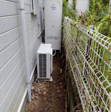 神戸市西区Oエコキュートの施工事例工事後写真