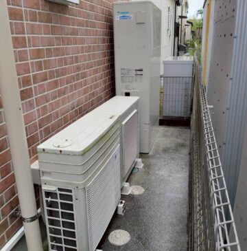 神戸市西区Kエコキュートの施工事例工事後写真
