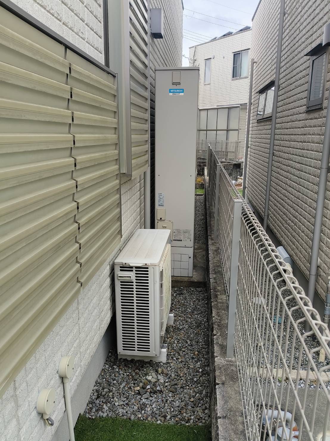 神戸市西区Oエコキュートの施工事例工事前写真