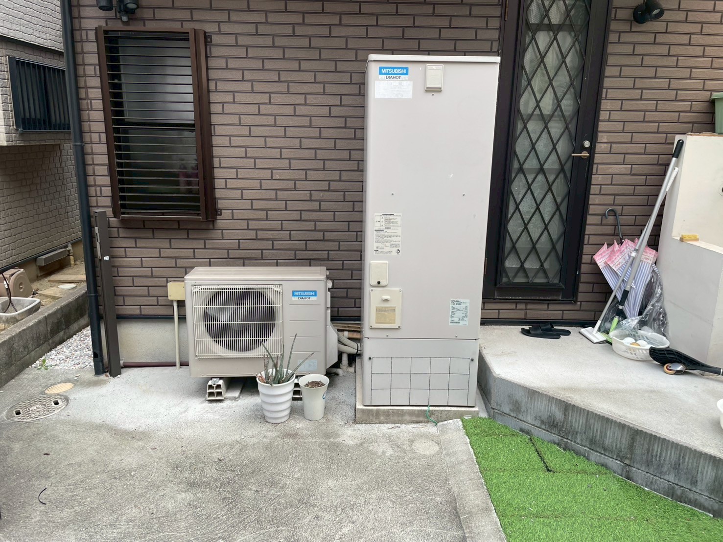 神戸市西区Tエコキュートの施工事例工事前写真
