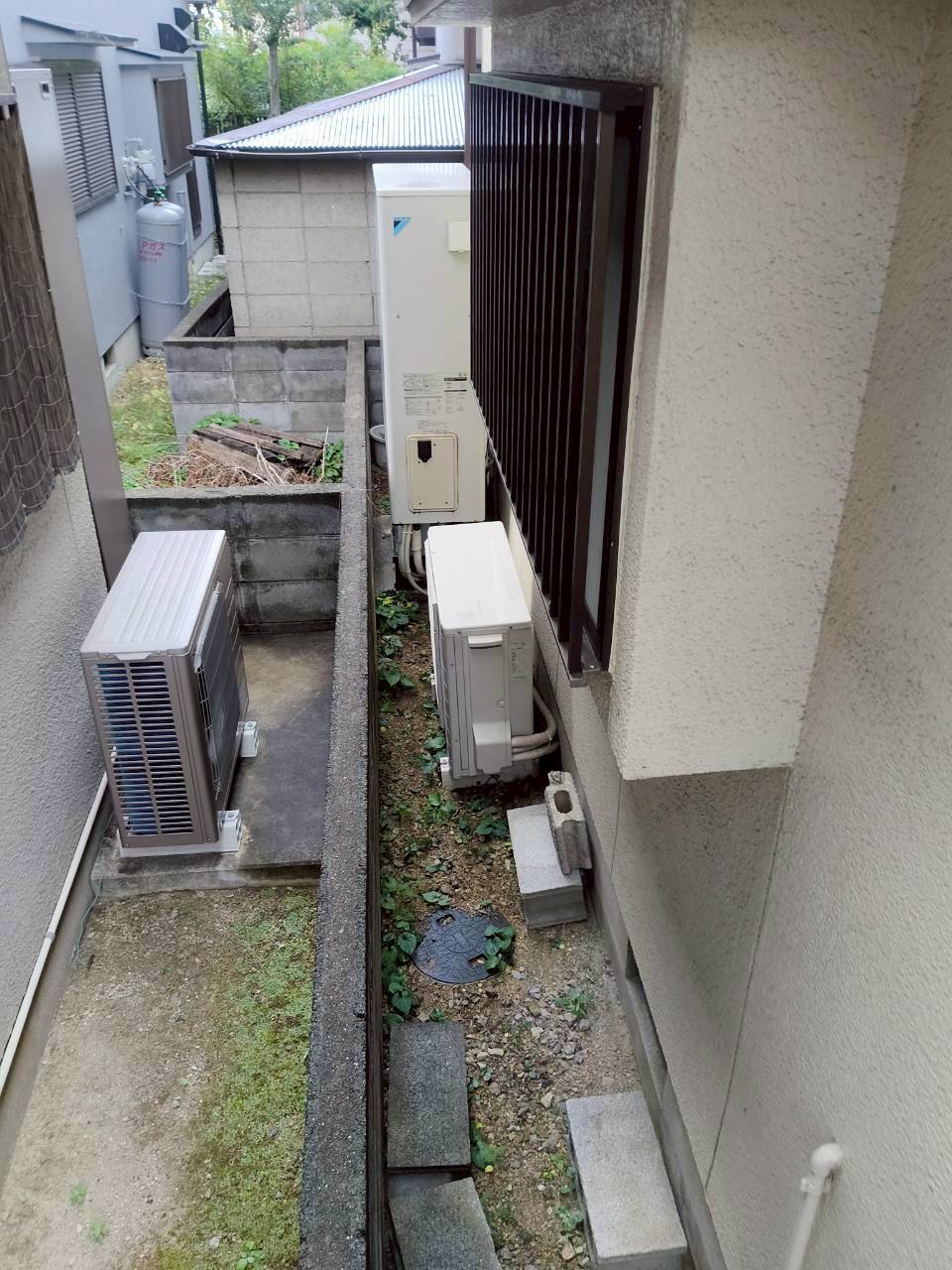 兵庫県加古郡播磨町Tエコキュートの施工事例工事前写真