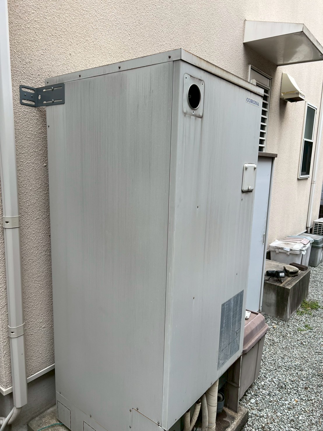 兵庫県加古川市Wエコキュートの施工事例工事前写真