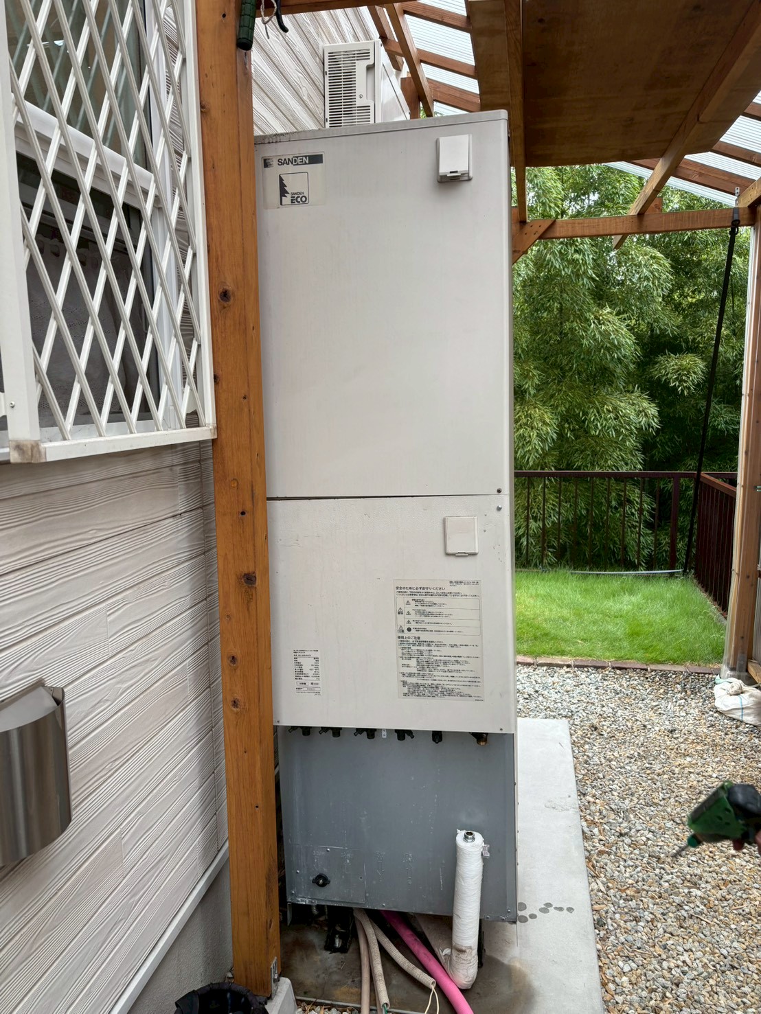 兵庫県明石市Yエコキュートの施工事例工事前写真