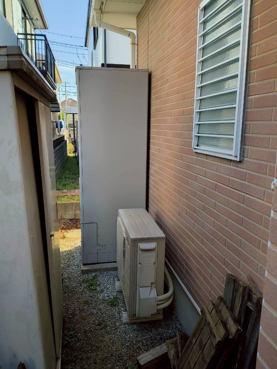 兵庫県加古川市Oエコキュートの施工事例工事前写真