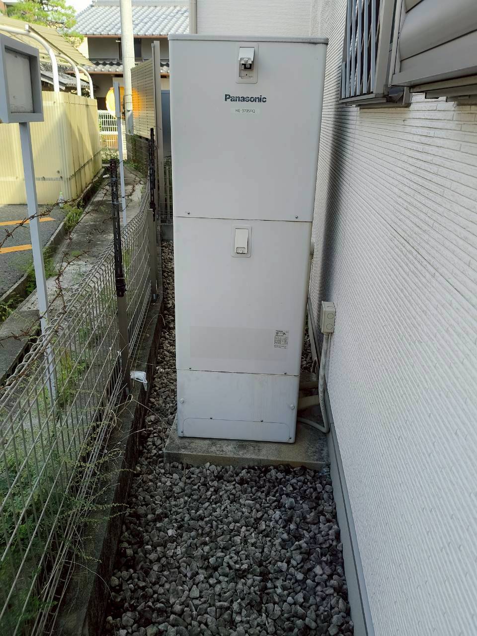 兵庫県宝塚市Sエコキュートの施工事例工事前写真