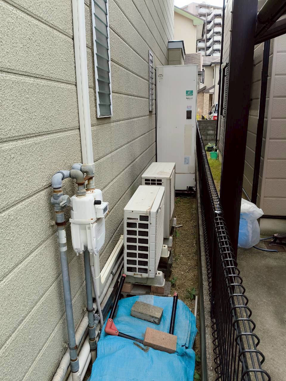 兵庫県明石市Sエコキュートの施工事例工事前写真