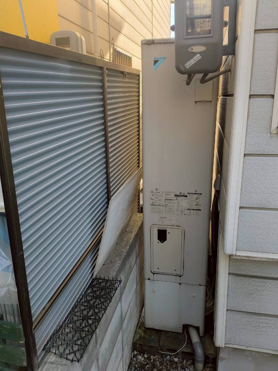 兵庫県明石市Sエコキュートの施工事例工事前写真