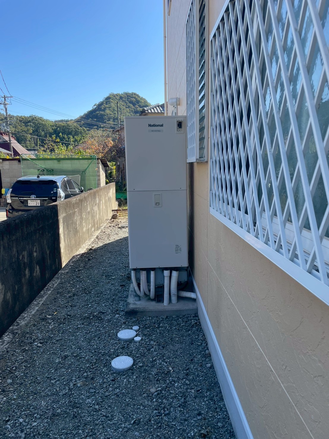 兵庫県姫路市Kエコキュートの施工事例工事前写真