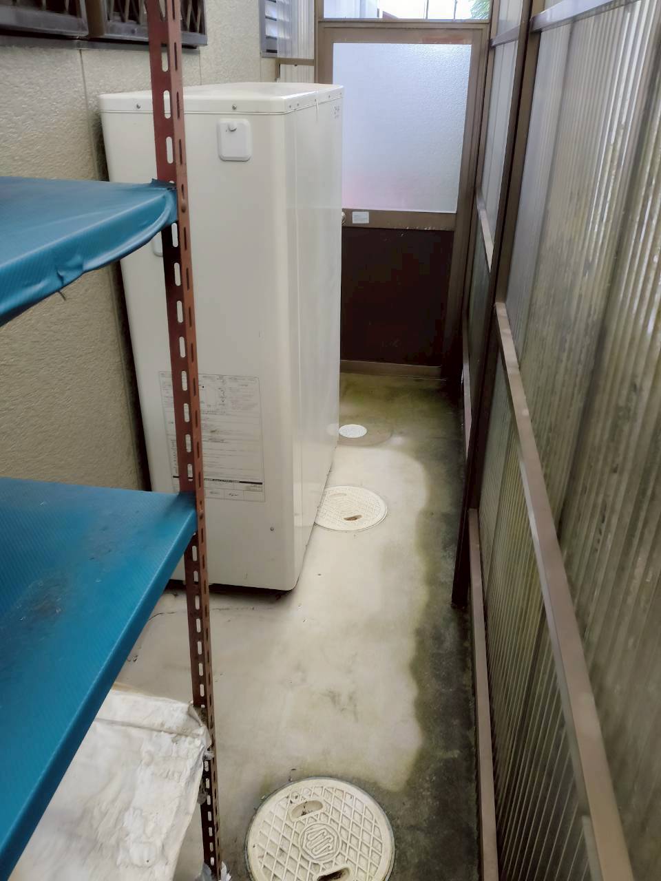 神戸市北区Iエコキュートの施工事例工事前写真