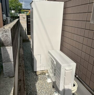 兵庫県明石市Tエコキュートの施工事例工事後写真