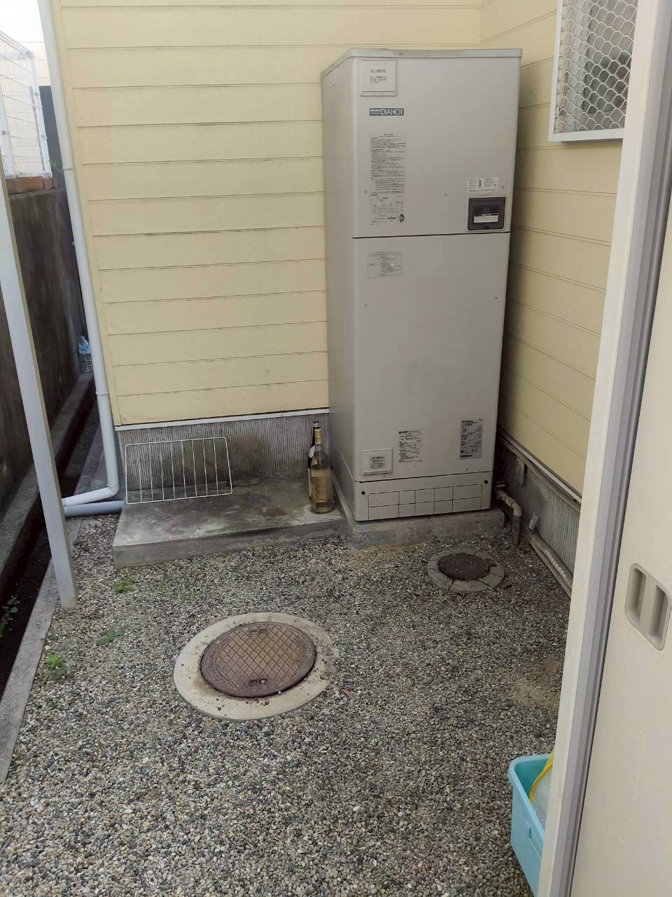 神戸市西区Oエコキュートの施工事例工事前写真