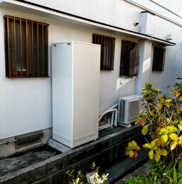 兵庫県明石市Sエコキュートの施工事例工事後写真