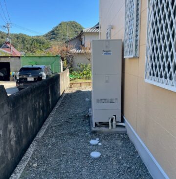 兵庫県姫路市Kエコキュートの施工事例工事後写真