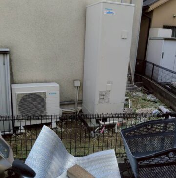 兵庫県加古川市Oエコキュートの施工事例工事後写真