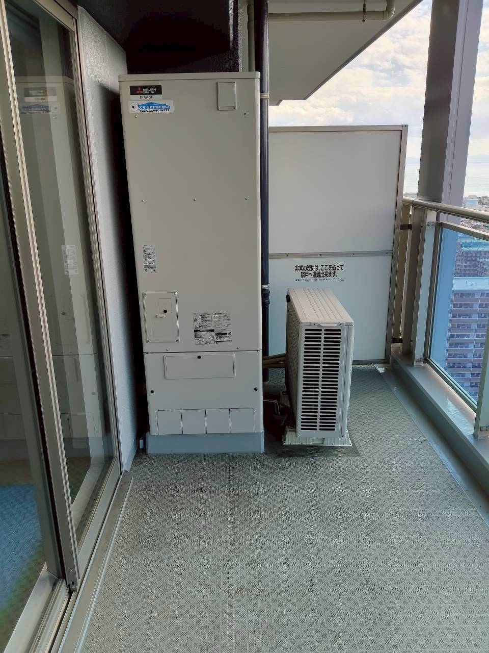 神戸市須磨区Mエコキュートの施工事例工事後写真