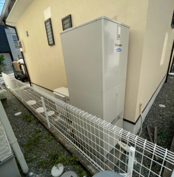 兵庫県明石市Kエコキュートの施工事例工事後写真