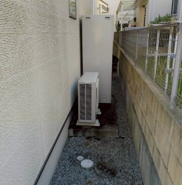 兵庫県明石市Aエコキュートの施工事例工事後写真