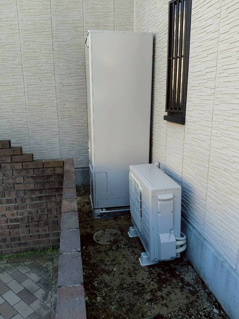 兵庫県加古川市Mエコキュートの施工事例工事後写真