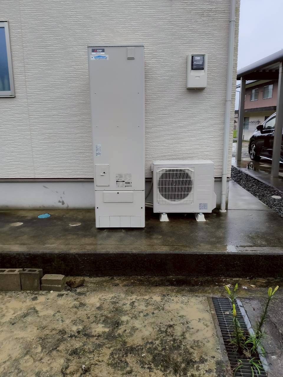 兵庫県丹波市Oエコキュートの施工事例工事後写真