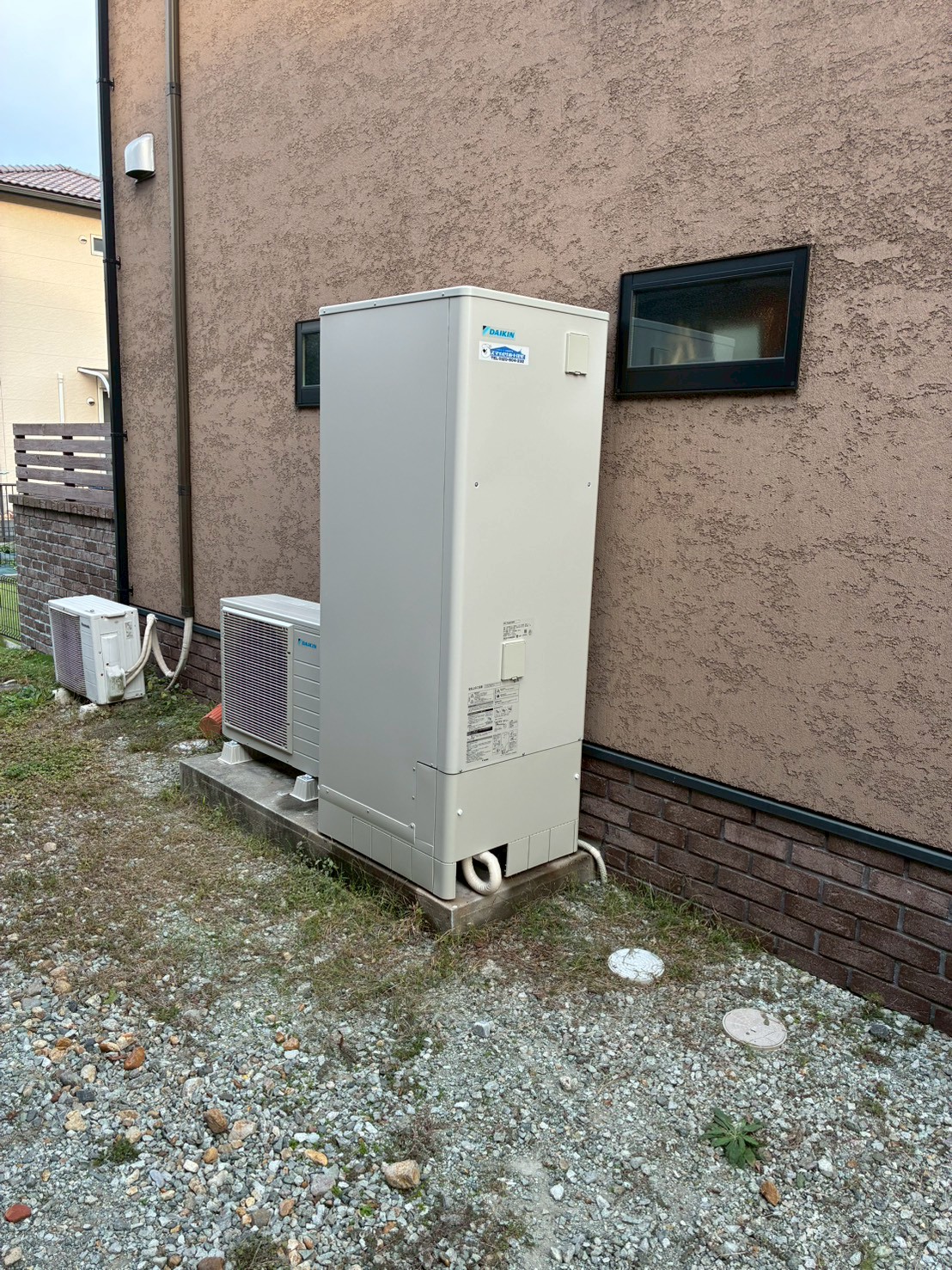 兵庫県加古郡播磨町Mエコキュートの施工事例工事後写真