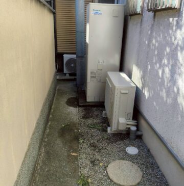 兵庫県加古川市Nエコキュートの施工事例工事後写真