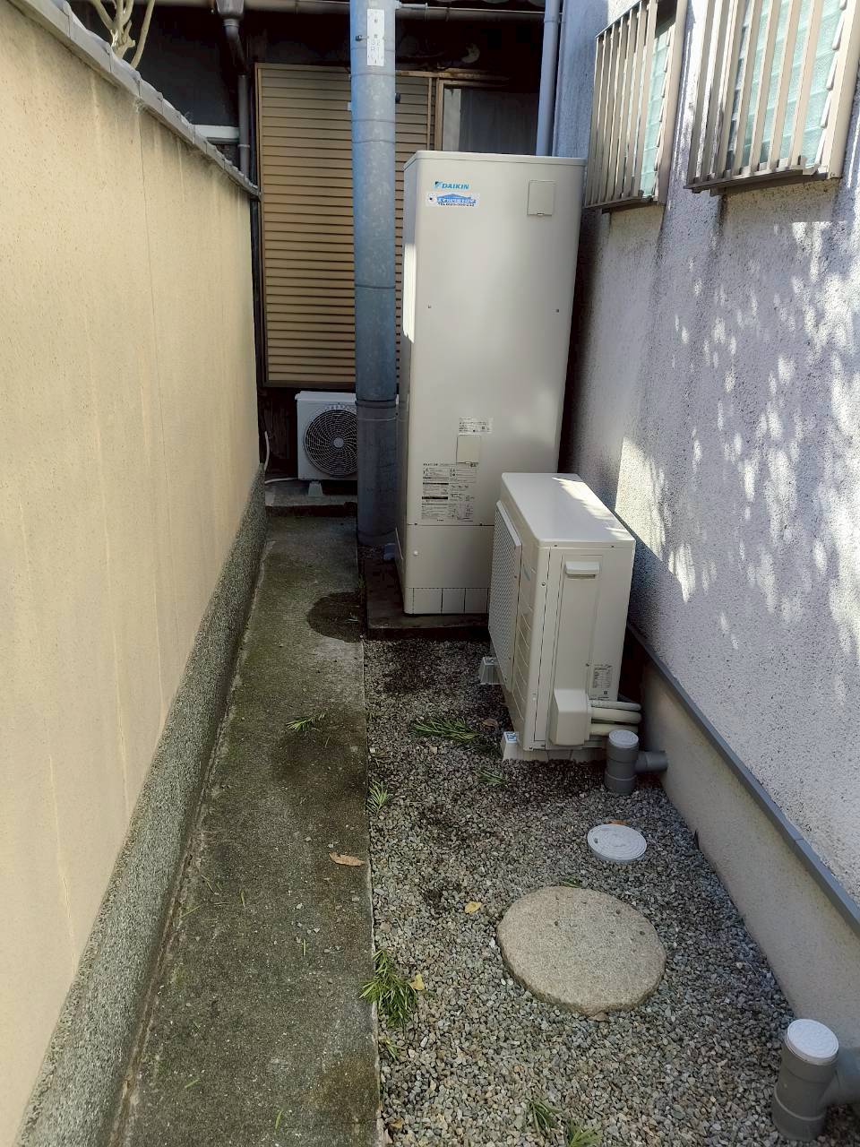 兵庫県加古川市Nエコキュートの施工事例工事後写真